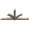 Ekena Millwork Redmond Smooth Timber Gable Bracket, Douglas Fir, 96"W x 44"H x 5 1/2"D x 5 1/2"F, 11/12 Pitch GBW096X44X0606RED00SDF - alternate 5